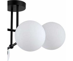 Light Prestige pakabinamas šviestuvas Miegamojo pakabinamas šviestuvas juodos Romos stiklo pieno molekulės