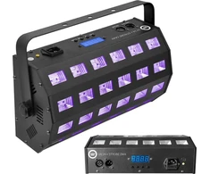 Spotlight LIGHT4ME UV 24 + STROBE DMX ultravioletinis prožektorius strobe LED efektas