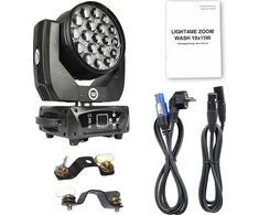 LIGHT4ME ZOOM WASH 19x15W RGBW LED judanti galvutė