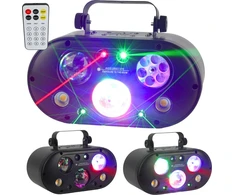 LIGHT4ME ULTRABOX 1 RGBA 6 LED kelių efektų šviesa