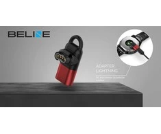 Adapteris Lightning Beline laikrodžio įkrovimui Garmin raudonas spalvos