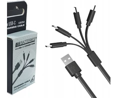LiiBateries USB-C - USB-C juodas laidas (9331816667127)
