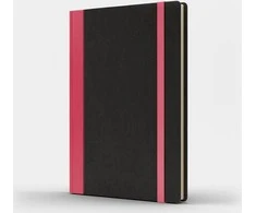 Like U Notebook A5 Pro M + juodas / rausvas tinklelis