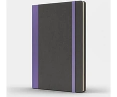 Like U Notebook A5 Pro M + pilka / violetinė tinklelis