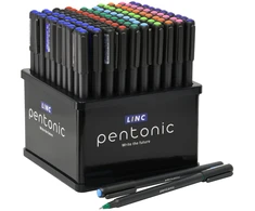 Linc LINC Pentonic tušinukų ekranas, rutulio skersmuo 1,0 mm, linijos storis 0,5 mm, 100 vnt., spalvų mišinys