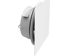 Lindab Oro skirstytuvo apdaila AIRY Ø125mm, kvadratinė, RAL9003
