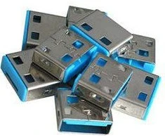 USB Priedas - LINDY USB A Prievado Blokatoriai, ABS, 12x10x5mm, Mėlyni, 10 vnt.