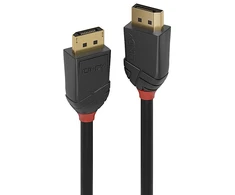 Kabelis - LINDY 5m DisplayPort 2.1 54Gbps 16K 60Hz Juodas