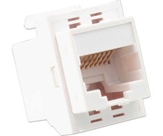 Lindy Lindy 60743 Keystone lizdas (modulinė jungtis) CAT6 RJ45, balta