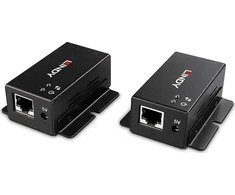 USB Prailginimas - LINDY 2 Prievadų USB 2.0 Cat.6 Prailginimas, 50 m, Juodas