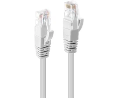 Tinklo Kabelis - LINDY Cat.6 U/UTP Tinklo Kabelis, RJ45, M/M, 250MHz, 7.5 m, Baltas