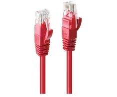 Tinklo Kabelis - LINDY Cat.6 U/UTP Tinklo Kabelis, RJ45, M/M, 250MHz, 30 m, Raudonas
