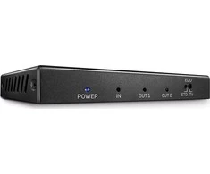 HDMI Skirstytuvas - LINDY 2 Prievadų HDMI Skirstytuvas, 18G, 3840x2160@60Hz, HDMI® 2.0 EDID Emuliacija, Juodas