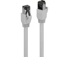 Tinklo Kabelis - LINDY Cat.8.1 S/FTP LSZH Tinklo Kabelis, RJ45, M/M, 2000MHz, 26AWG, 1 m, Pilkas