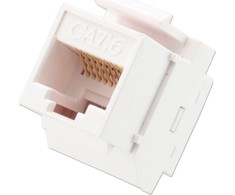 Lindy Lindy 60743 Keystone lizdas (modulinė jungtis) CAT6 RJ45, balta