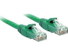Tinklo Kabelis - LINDY Cat.6 U/UTP Tinklo Kabelis, RJ45, M/M, 250MHz, 0.3 m, Žalias