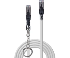 Tinklo Kabelis - LINDY Cat.6A S/FTP LSZH Tinklo Apsaugos Kabelis, RJ45, M/M, 500MHz, 10 m, Pilkas