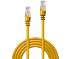 Tinklo Kabelis - LINDY Cat.6A S/FTP LSZH Tinklo Kabelis, RJ45, M/M, 500MHz, 0.3 m, Geltonas