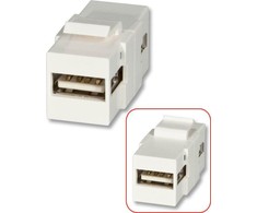 Lindy LINDY USB dvigubo Moteris keystone modulis sienų dėžės - 60553