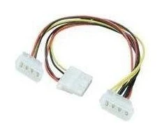 Lindy Molex – Molex x2, 0,25 m, daugiaspalvis (33126)