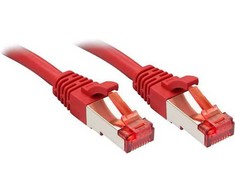 Tinklo Kabelis - LINDY Cat.6 S/FTP Tinklo Kabelis, RJ45, M/M, 250MHz, 27AWG, 10 m, Raudonas