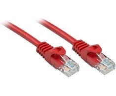 Tinklo Kabelis - LINDY Cat.6 U/UTP Tinklo Kabelis, RJ45, M/M, CCA, 100MHz, 3 m, Raudonas