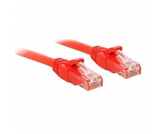 Tinklo Kabelis - LINDY Cat.6 U/UTP Tinklo Kabelis, RJ45, M/M, 250MHz, 10 m, Raudonas