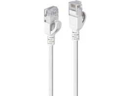 Tinklo Kabelis - LINDY Cat.6A U/FTP LSZH Ultra Slim Tinklo Kabelis, RJ45, M/M, 500MHz, 30AWG, 0.5 m, Pilkas