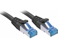 Tinklo Kabelis - LINDY Cat.6A S/FTP TPE Tinklo Kabelis, RJ45, M/M, 500MHz, 30 m, Juodas