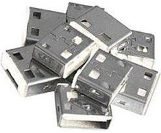 USB Priedas - LINDY USB Type A Prievadų Blokatoriai, 10 vnt., Balti