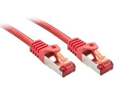 Tinklo Kabelis - LINDY Cat.6 S/FTP Tinklo Kabelis, RJ45, M/M, 250MHz, 28AWG, 1.5 m, Raudonas