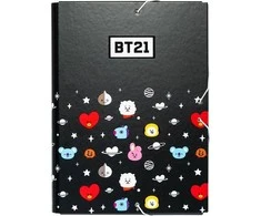 BT21 - Aplankas / portfelis su elastine juostele