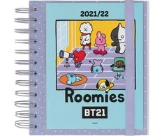 BT21 – 2021/2022 mokslo metų kalendorius (mėlyna)