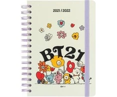 BT21 – 2021/2022 mokslo metų kalendorius (baltas)