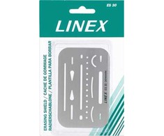 Linex Linex šablonas 26 angos, stalo liniuotė