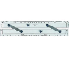 Linex parallel liniał A1615M 38cm transparent