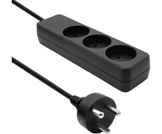 ProXtend Danijos Power Strip 3- way 3 lizdai 4 m juoda (K3-KIT04B)
