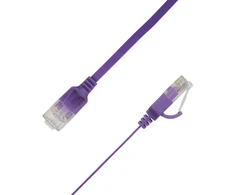 LinkIT Płaski kabelis sieciowy RJ-45, Cat.6a, U/UTP, PVC, violetinė, 4 m (UTP-FL6A-00400-PU)