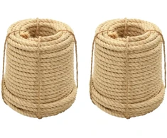 Sizalio virvės, 2vnt., 12mm, 250m