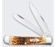 „LionSteel Knives“ sulankstomo peilio dėklas „Trapper“ nerūdijančio plieno, gintaro spalvos, kaulo spalvos