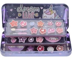 Lip Smacker Unicorn makiažo dėklas Triple Layer Beauty Tin Kids Makeup Case