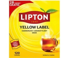 Lipton Geltona Label juodoji arbata, 120 pakelių