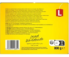 Lipton Arbata LIPTON juoda, Geltona Label, 400 pakelių
