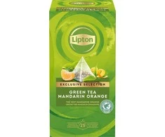Lipton Išskirtinio rinkinio arbata su mandarinų ir apelsinų skoniu, piramidės formos, 25 pakeliai
