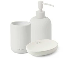 Tatay Trauks skidrajam ziepem Soft keramika balts