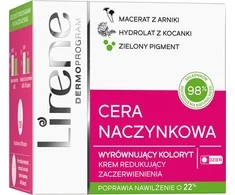Kremas jautriai, raustančiai odai Lirene Cera Naczynkowa, 50 ml