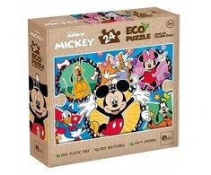 Lisciani LISCIANI DĖLIONĖ ECO* DVIPUSIS PELĖTUKO MIKIO FORMULĖ, 24 DALYS