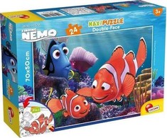 Lisciani dvipusė dėlionė 24el Maxi Finding Nemo 74112