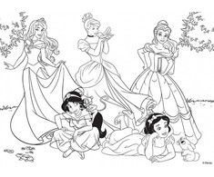 Dėlionė Lisciani Dvišalis galvosūkis MaxI 108 Disney Princesses