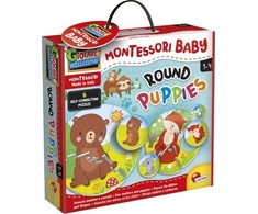 Edukacinis žaidimas Lisciani Giochi Montessori Baby Round Puppies (FR)
